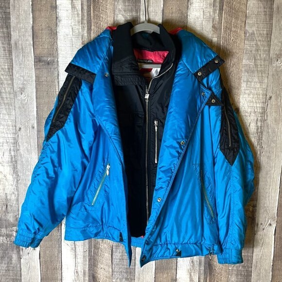 Carrera Thinsulate Insulated Ski Jacket Vintage 80s 90s - Picture 1 of 7